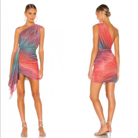 Sunset Lurex Mini Dress 